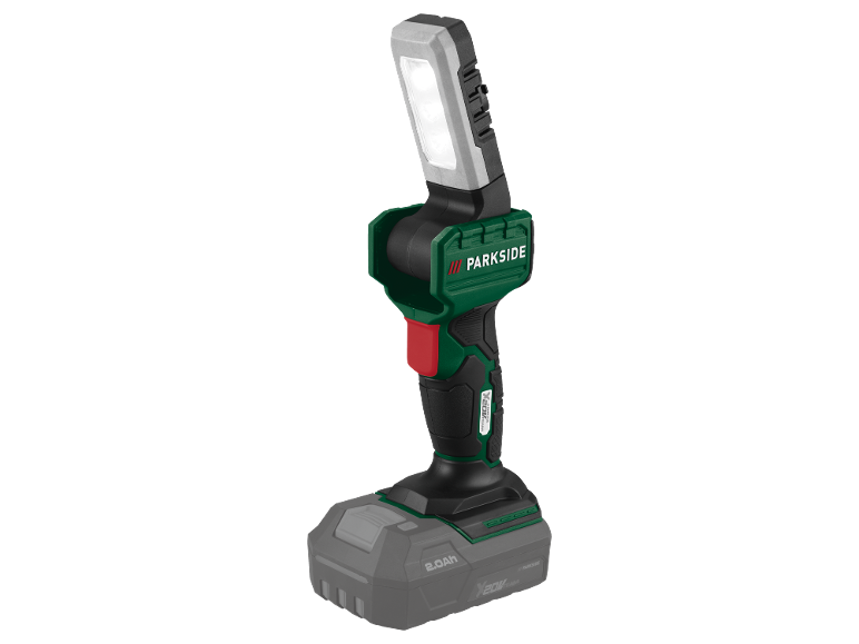 PARKSIDE® PLHLA 20-Li C1 Akkumulátoros LED kézilámpa, 20 V, 280 lm, két irányban állítható fejjel – akkumulátor nélkül