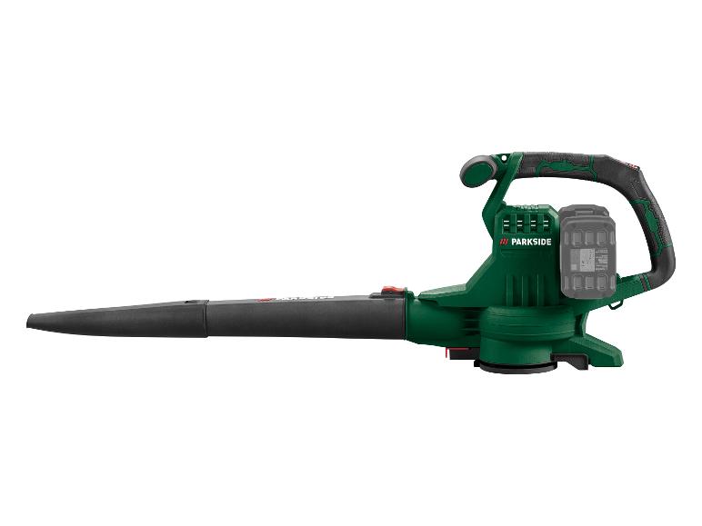 PARKSIDE® PLSA D3 akkus lombszívó és lombfúvó, 40 V, 3 az 1-ben – akkumulátor nélkül