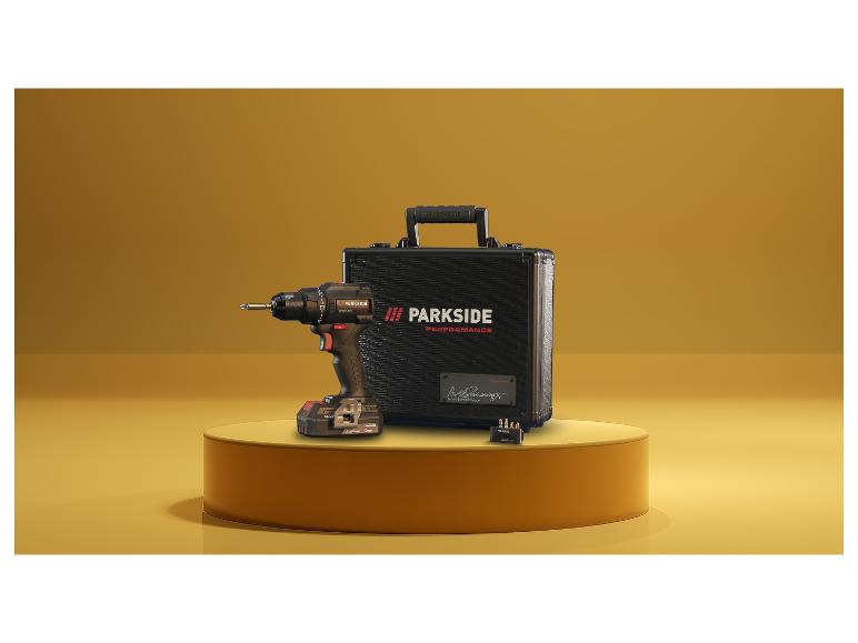 PARKSIDE PERFORMANCE® PPABSS 20-Li A1 akkus fúró-csavarozó Signature Edition, 20 V, 2 Ah, 60 Nm – Arnold Schwarzenegger limitált kiadás