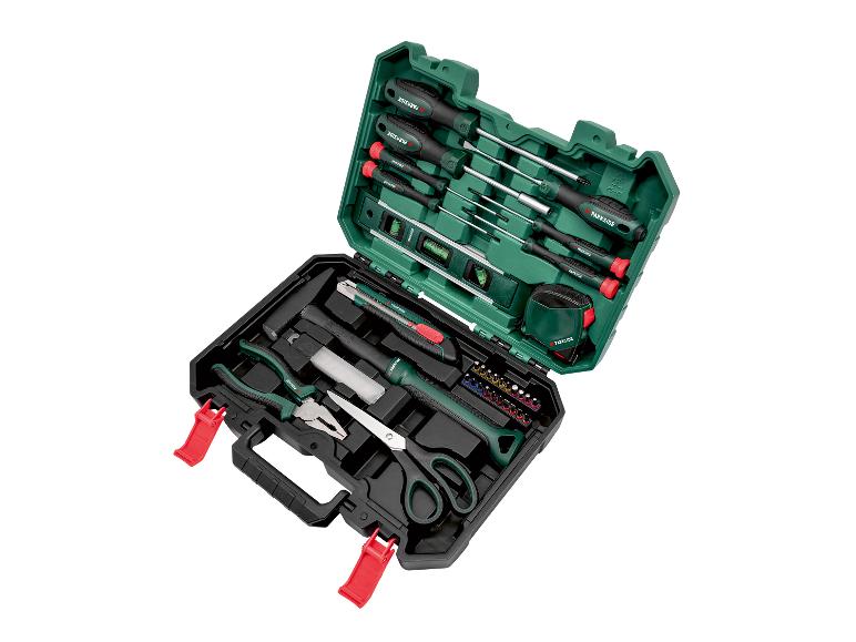 PARKSIDE® Univerzális szerszámkészlet, 35 részes, 20 bittel, csavarhúzókkal és hordozókofferrel
