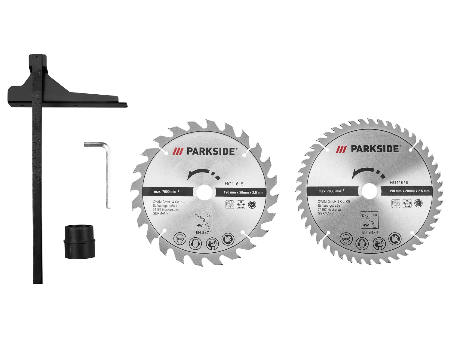 PARKSIDE® PHKS 1350 E4 kézi körfûrész