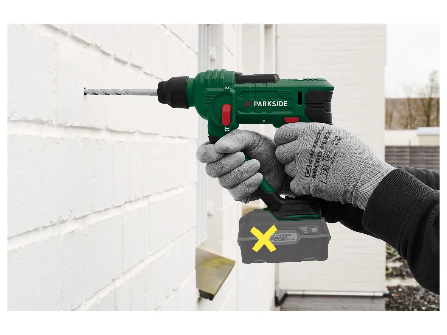 PARKSIDE® PABH 20-Li D4 Akkumulátoros fúrókalapács - (Akkumulátor és töltő nélkül)