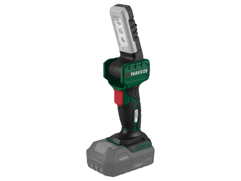 PARKSIDE® PLHLA 20-Li C1 Akkumulátoros LED kézilámpa, 20 V, 280 lm, két irányban állítható fejjel – akkumulátor nélkül