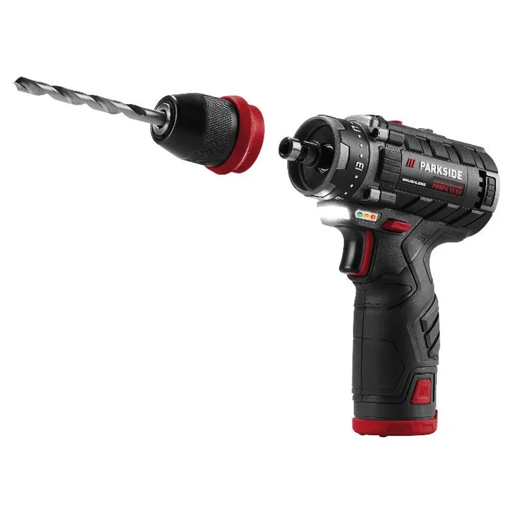 PARKSIDE PERFORMANCE® PBSPA 12 E4 akkus fúrócsavarozó készlet - (Akkumulátorral és töltõvel)