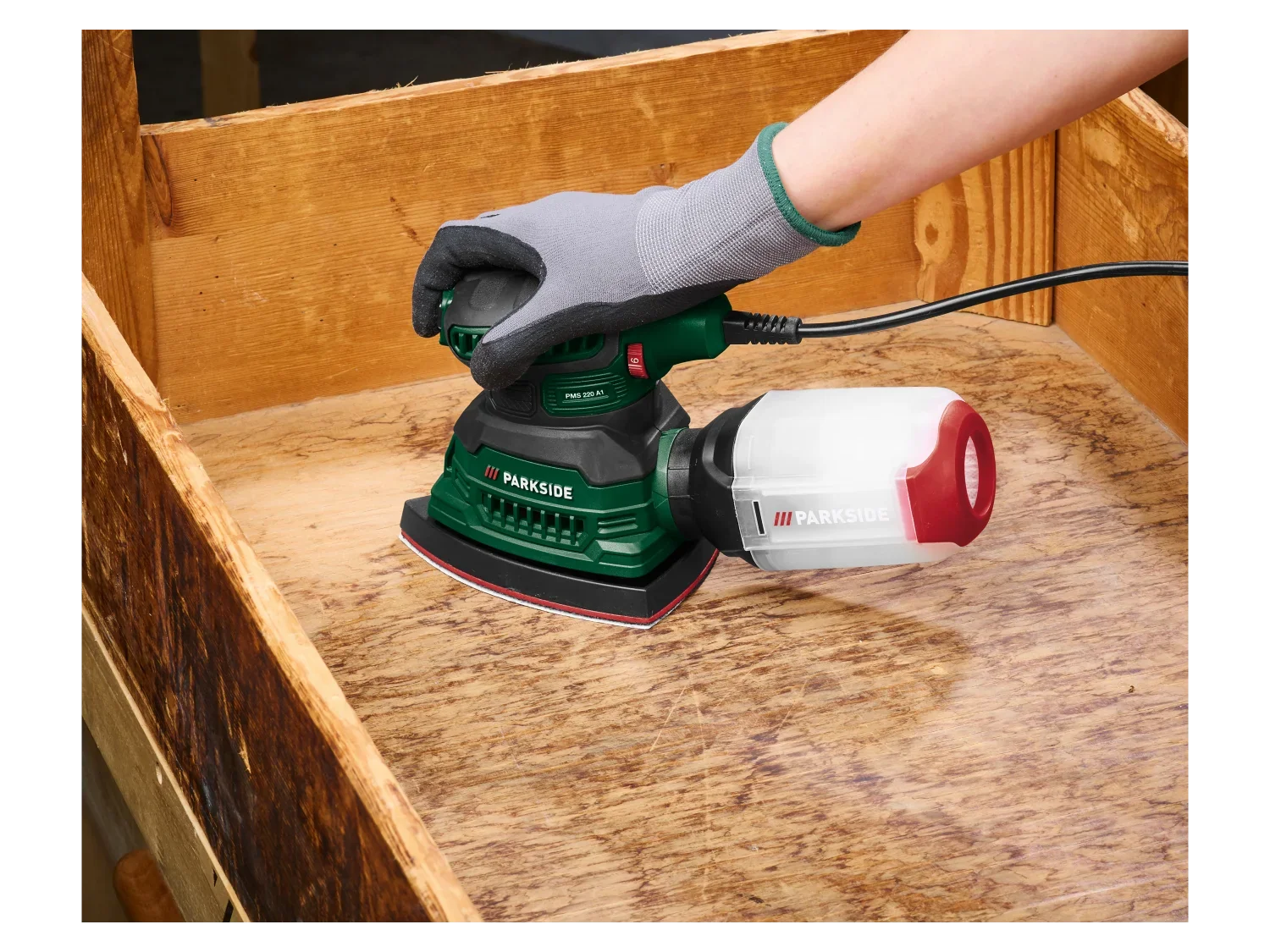 PARKSIDE® PMS 220 A1 Multifunkciós csiszoló, 220 W, 100 × 147 mm