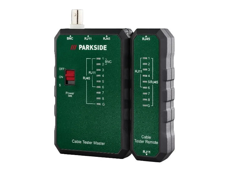 PARKSIDE® PNKT A1 Hálózati kábelteszter, RJ11 / RJ45 / BNC
