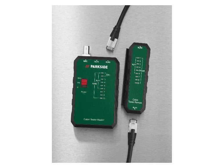 PARKSIDE® PNKT A1 Hálózati kábelteszter, RJ11 / RJ45 / BNC