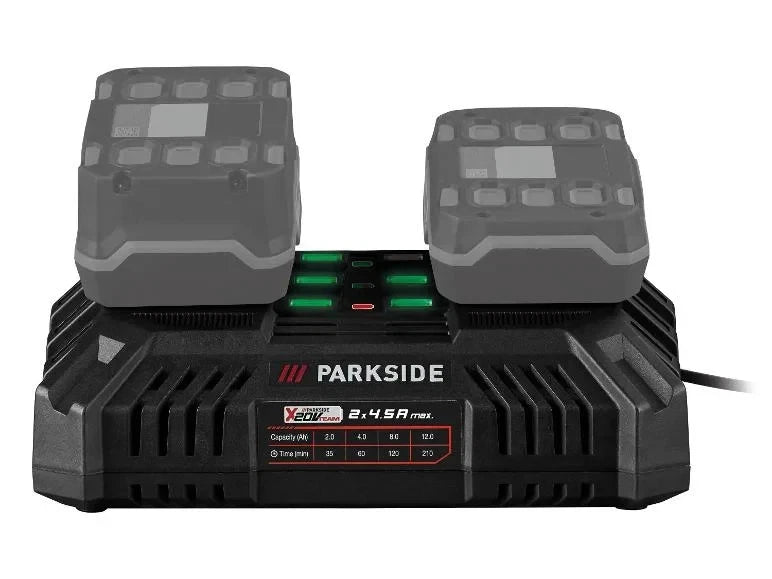 PARKSIDE® PDSLG 20 B1 Akkumulátoros dupla töltő
