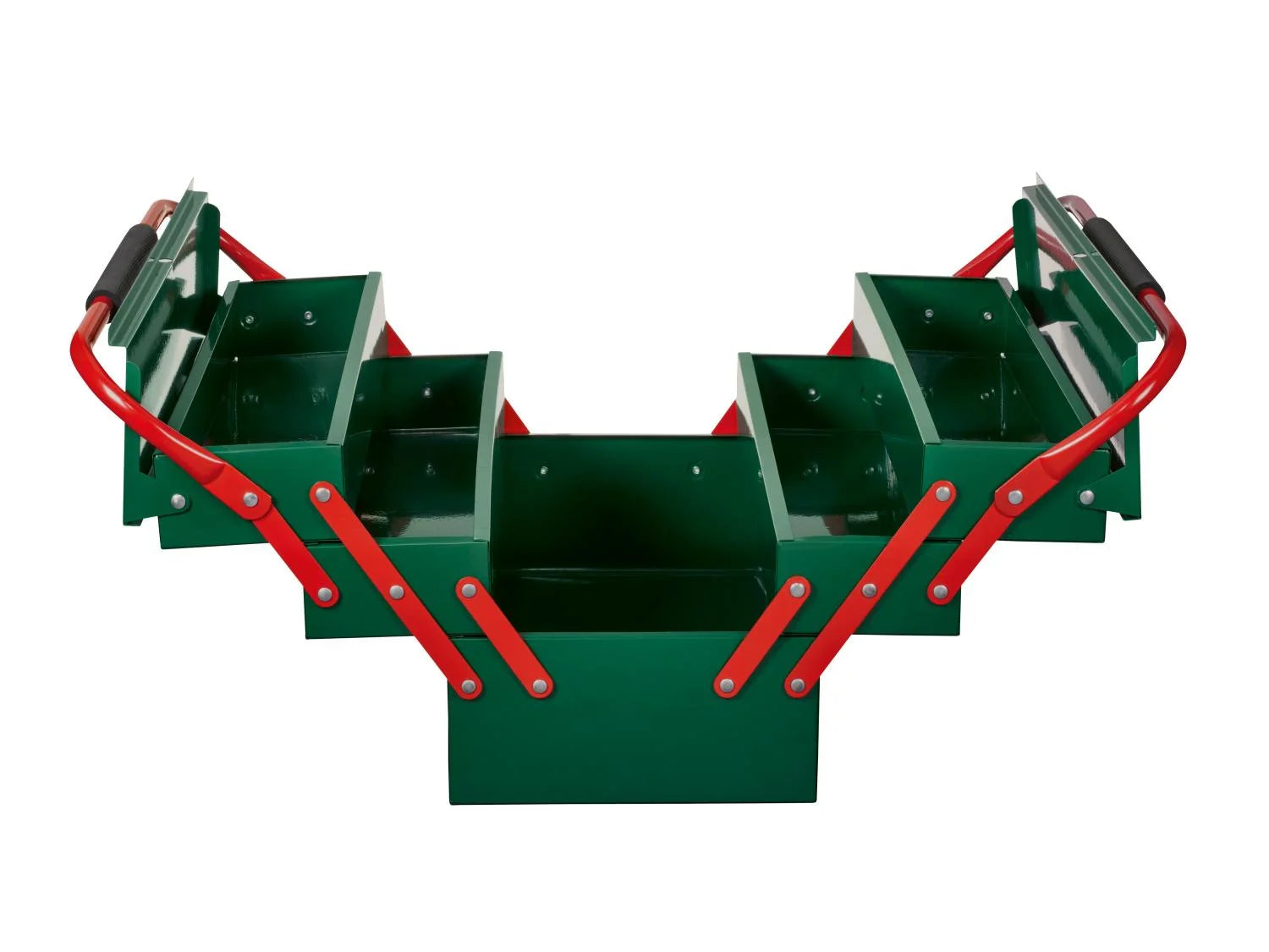 PARKSIDE® Fém szerszámosláda, 19", 5 rekeszes, 48 × 22 × 22 cm
